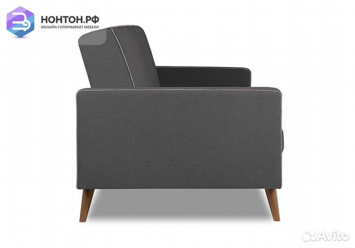 Диван книжка Берус тёмно-серый