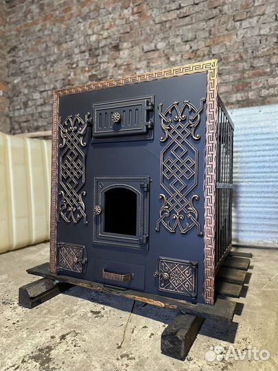 Печь для бани с отоплением предбанника