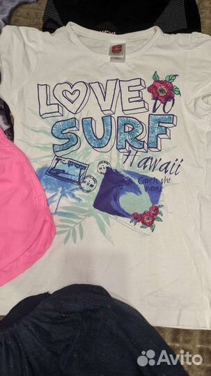 Вещи пакетом на девочку 128 134 140