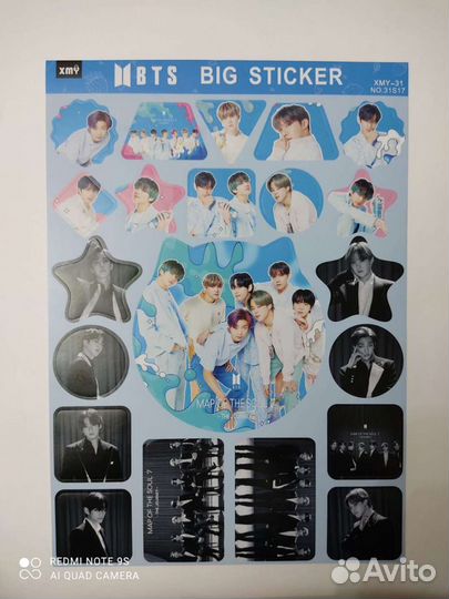 Bts наклейки