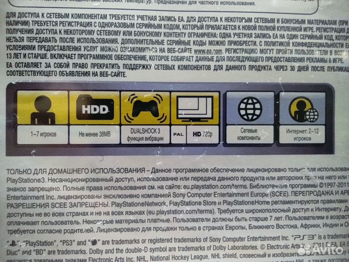 Игра NHL 12 для PS3