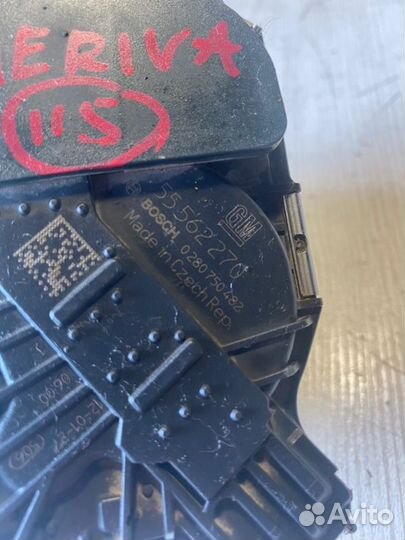 Дроссельная заслонка Opel Meriva B A14XER 2012