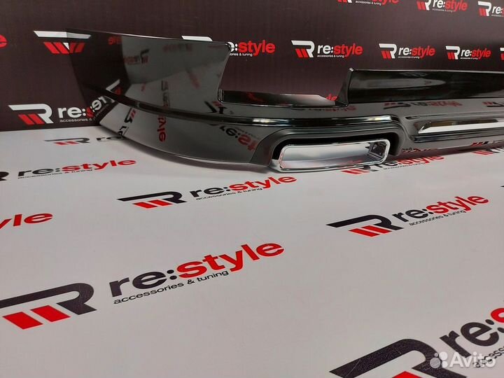 Губа задняя Toyota Land Cruiser Prado 150 13-17 Че