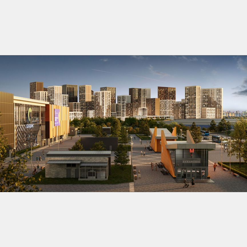 1-к. квартира, 44,1 м², 3/21 эт.