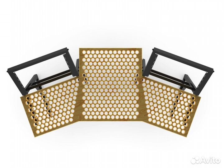 Акустический стол перфорированный