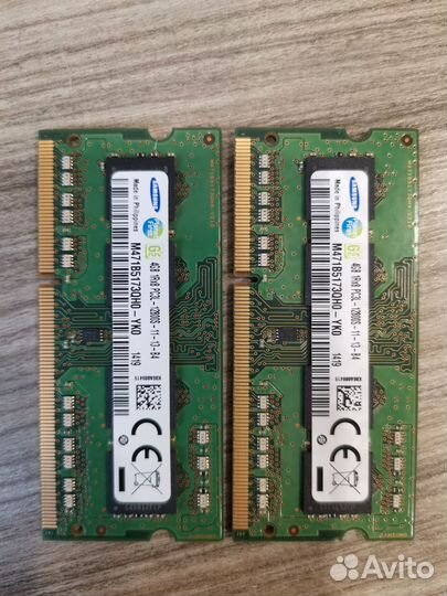 Оперативная память ddr3L 4GBx2 для ноутбука