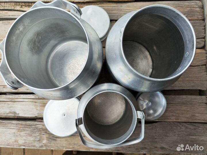 Бидон алюминиевый 3,7и10 литров