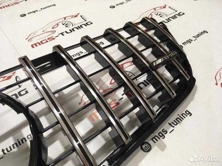 Решетка на Mercedes ML w166 GT Без звезды + Amg