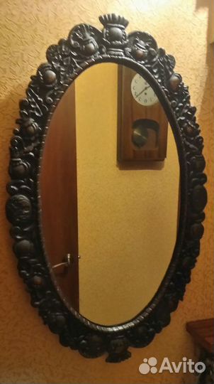 Зеркало металлическое советское