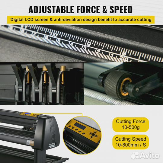 Режущий плоттер для винила 28 дюймов, новый