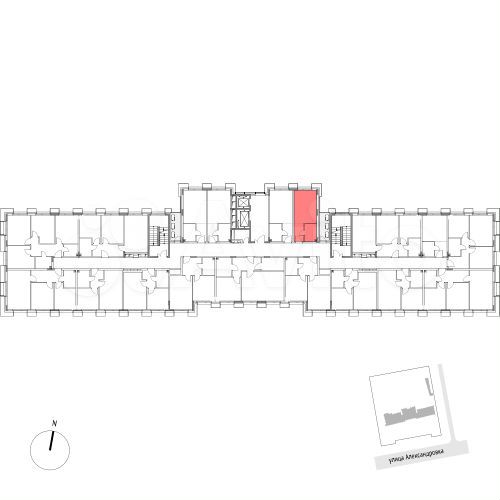 Апартаменты-студия, 22,1 м², 7/7 эт.