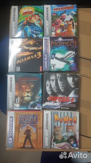 Картриджи для Game boy advance. Цена окончательная