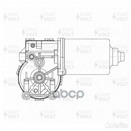 Моторедуктор стеклооч. для а/м Ford Mondeo III