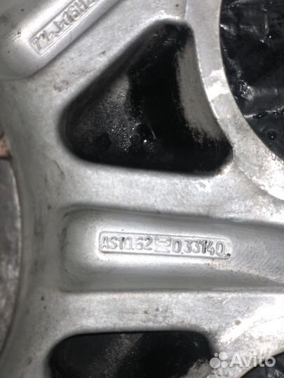 Литые диски r 16 w140 ромашки с резиной