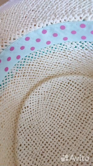 Шляпа женская соломенная 