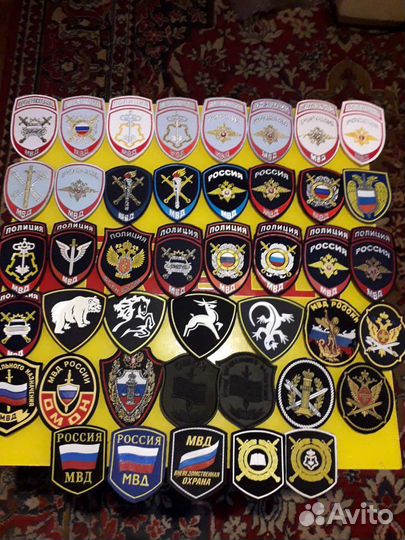Коллекция шевронов СССР, РФ, Мвд, Вс, и др