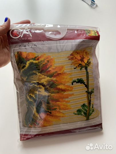 Collection D’art, набор для вышивки подушки