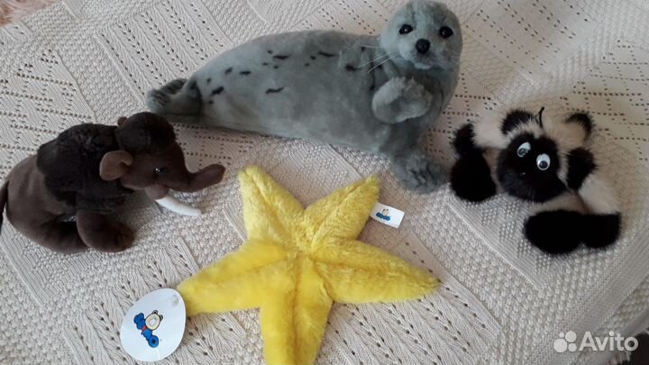 Мягкие игрушки Hansa и др Брелок из меха норки нат