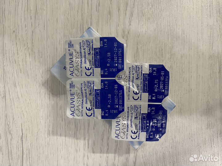 Линзы контактные acuvue oasys двухнедельные