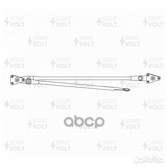 Трапеция стеклооч. для а/м Hyundai Accent (94)