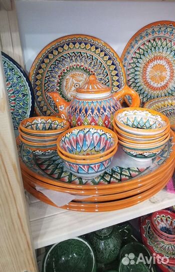 Узбекская посуда Риштан