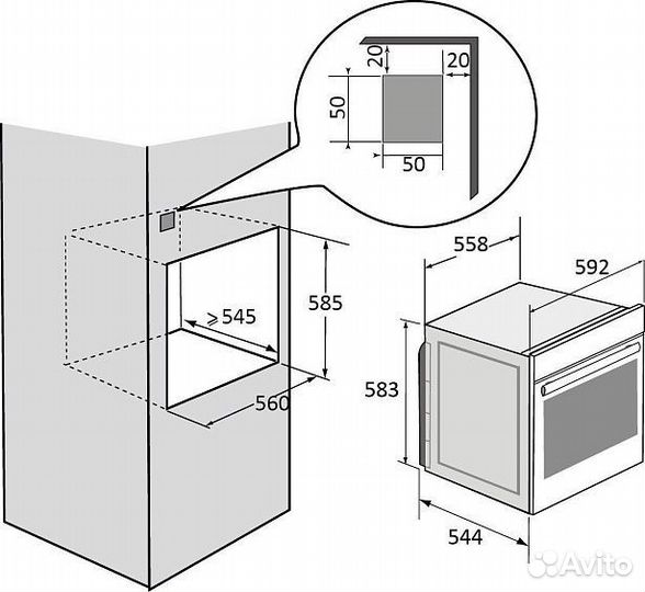 Духовой шкаф brandt BOP2438B