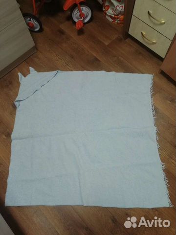 Полотенце с капюшоном с ушками детское