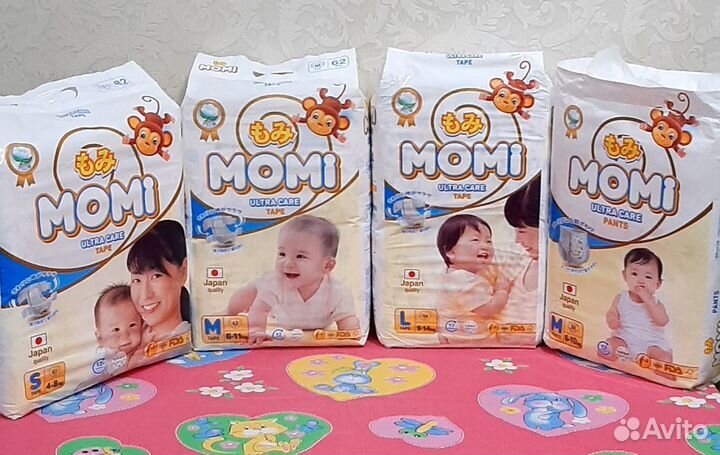 Momi ultra care Подгузники и трусики моми