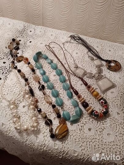 Украшения бусы колье