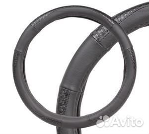 Оплетка на руль, искусственная кожа с тиснением,че
