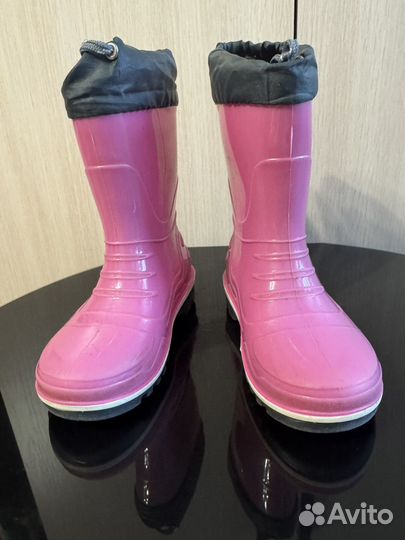 Резиновые сапоги на девочку, 24 размер