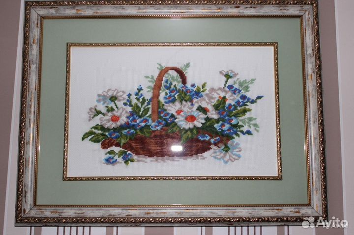 Картина вышитая крестиком