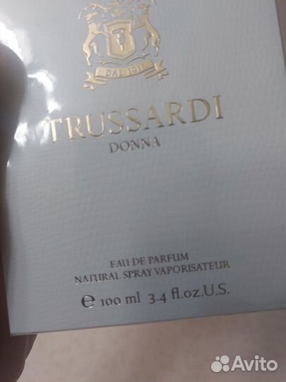 Парфюмерная вода Trussardi 100 ml