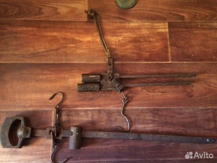 Старинные весы-безмен