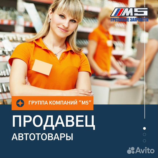 Продавец (автотовары) сменный график