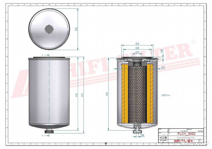 Топливный фильтр для дизельных двигателей