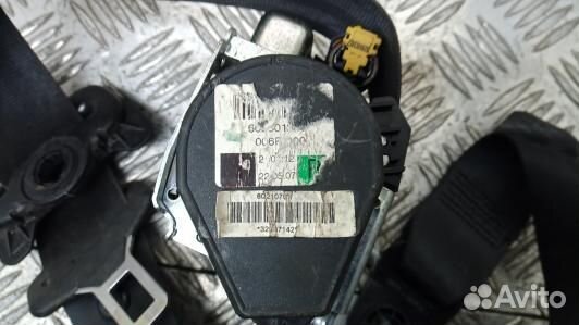 Ремень безопасности с пиропатроном сиденья переднего land rover range rover sport (1RT24U901)