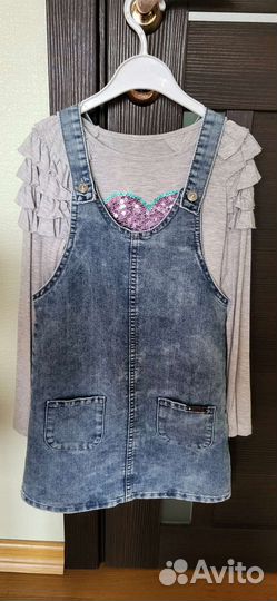 Детские вещи пакетом на девочку 128 см. б/у