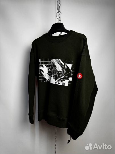 Свитшот Cav Empt темно-зеленый