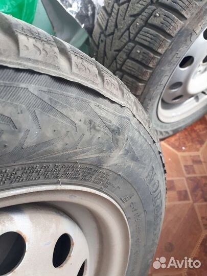 Колёса на зимней резине r14 бу на ваз