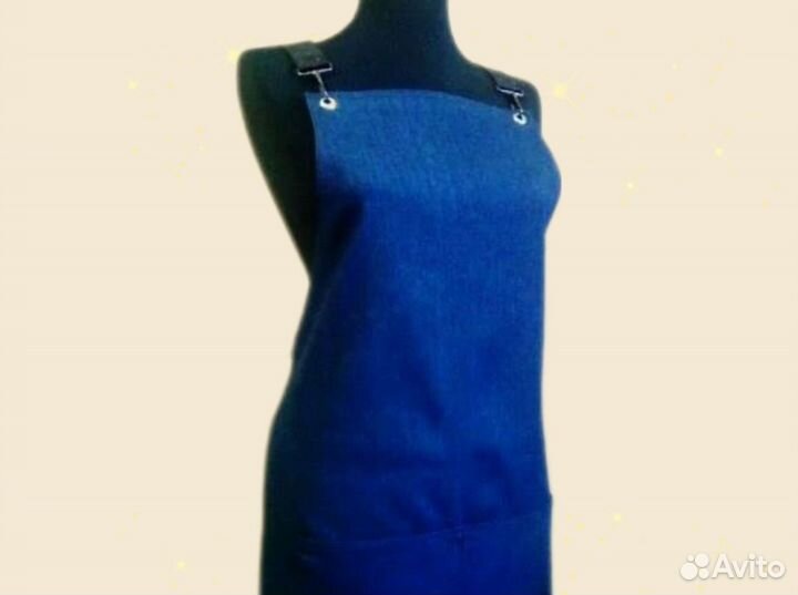 Фартук джинсовый