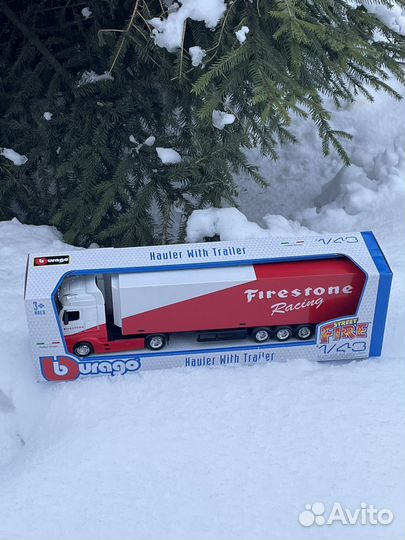 Машинка Мерседес Актрос фура масштаб 1/43