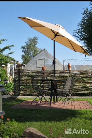 Зонт садовый дачный 2,7 м складной