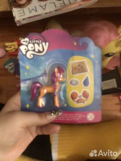 Игрушка май литл пони поезд и две пони