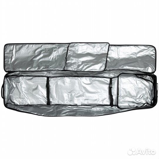 Чехол для сноуборда на колесах sumo roll lime green/pink