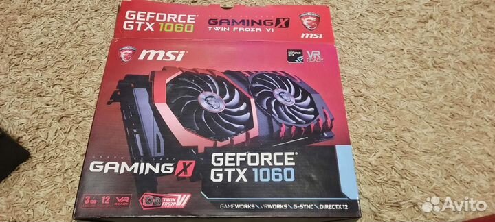Msi gtx 1060 3gb gaming x
