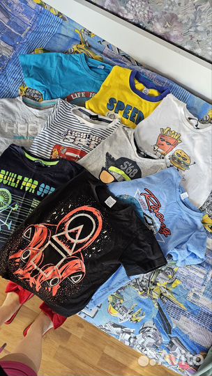 Вещи пакетом на мальчика 116-128см