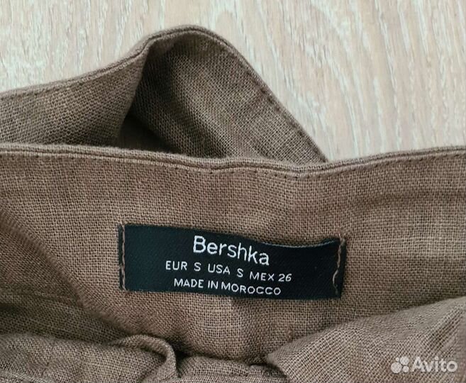 Костюм с шортами Bershka лен