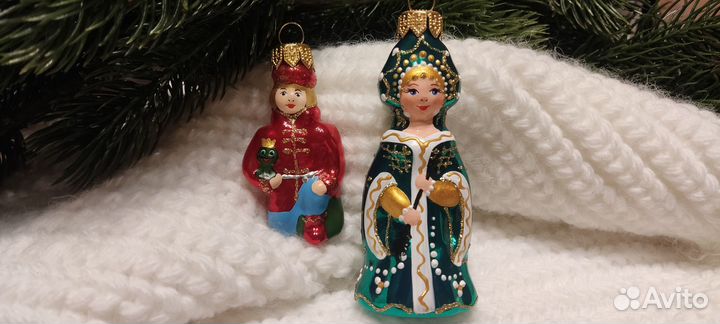 Елочные игрушки стекло