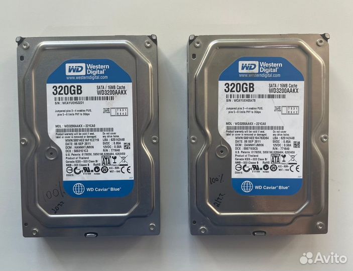 Жесткий диск WD Caviar Blue WD3200aakx 320G